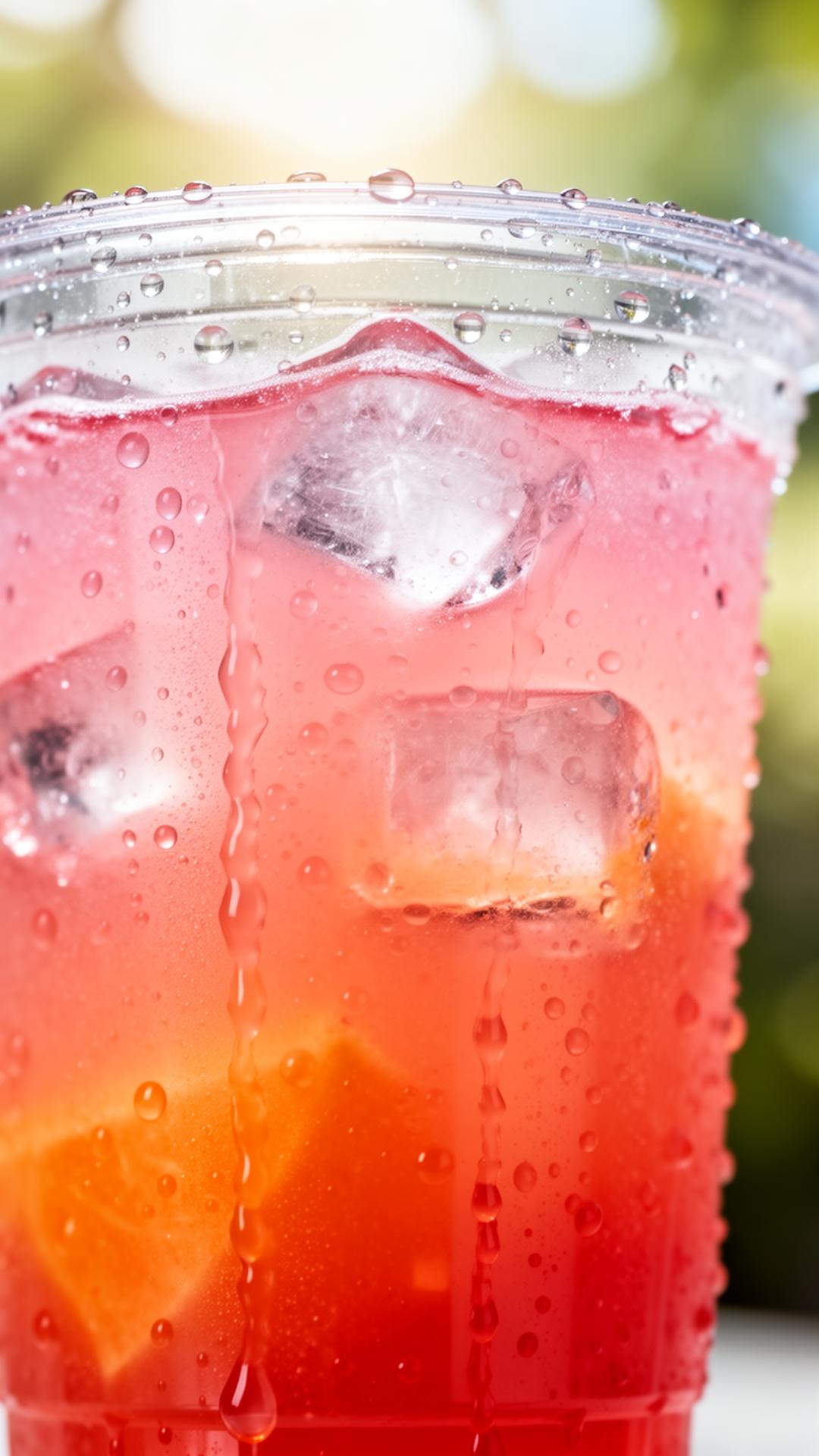 Fresh juice with condensation